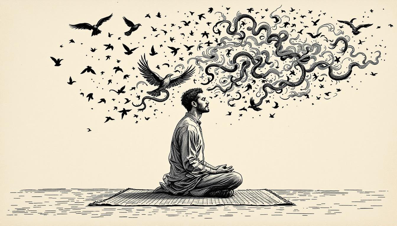 Engraving for the letter Your Mind Is the Enemy